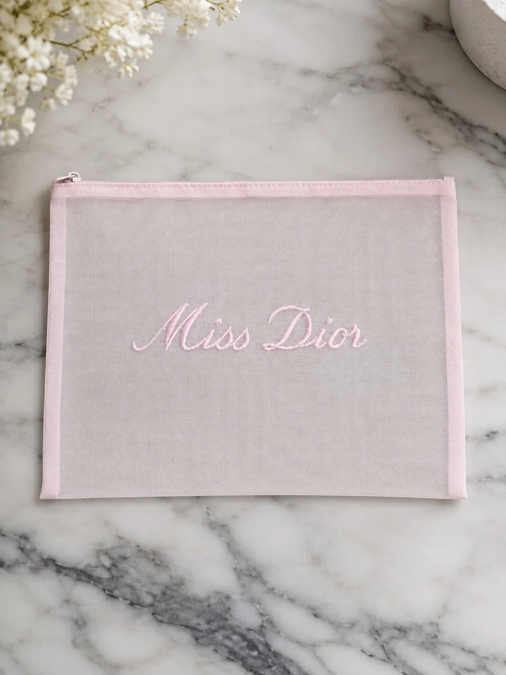 Dior Miss Dior Pink Cosmetic Makeup Pouch Bag NEW GWP